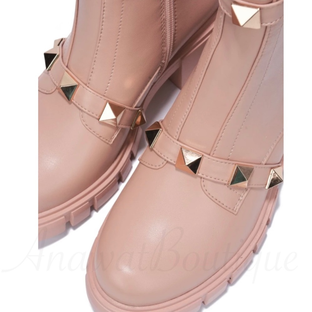 Harley Embellished Lug Sole Boot - Picture 6 of 12